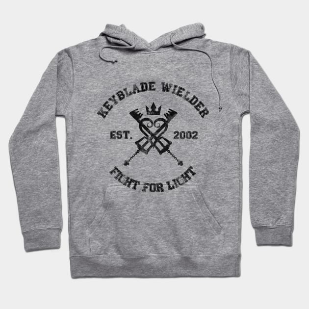 Keyblade Wielder (Black) Hoodie by KarmaDash